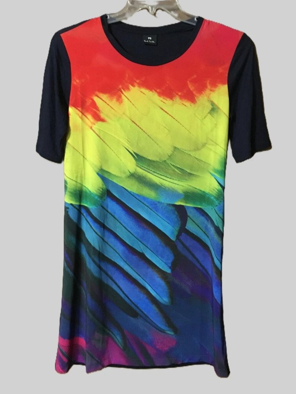 Paul Smith Multi-Color Short Sleeve Shift Dress-Size M